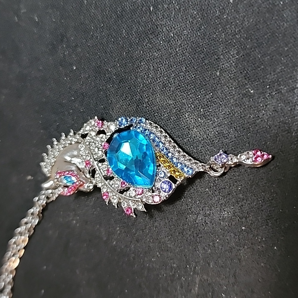 Unicorn tear drop Necklace